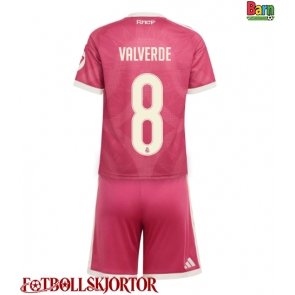 Real Madrid Federico Valverde #8 Tredje Kläder Barn 2026-27 Kortärmad (+ Korta byxor)